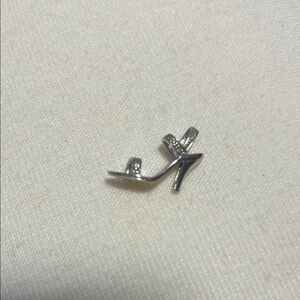 Elegant Silver High Heel Charm